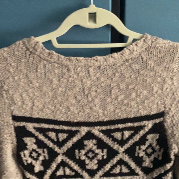 Style & Co. Knit Sweater with Aztec Pattern - Picture 6 of 9
